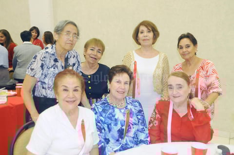08092015 Luly Wong, Raquel Saracho, María Otilia Pérez, Romita Luna, Toña, María Elena Arellano y Lourdes Zarzar.