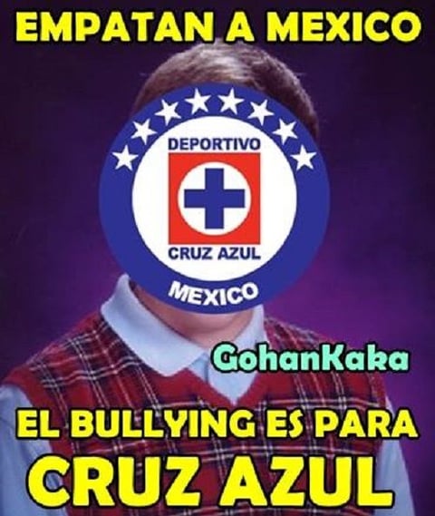 Nunca falta el bullying para Cruz Azul.