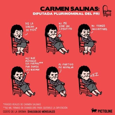 Los usuarios han hecho un recuento de las polémicas frases de Carmen Salinas.