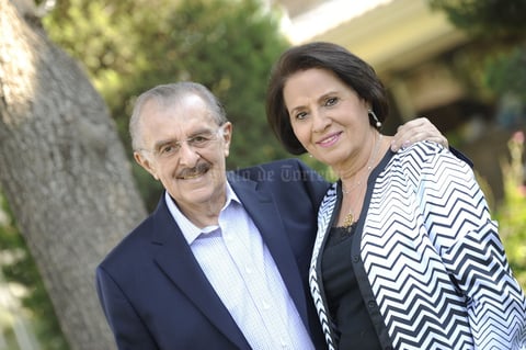 Braulio Fernández Aguirre y Cristina Murra de Fernández.
