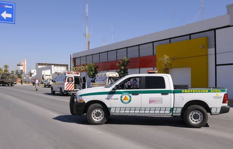 La empresa Combugas realizó un simulacro con el apoyo de Protección Civil.