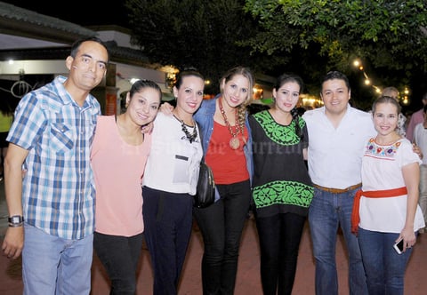 17092015 Julio, Bertha, Coquis, Katty, Nelly, Luis y Mónica.