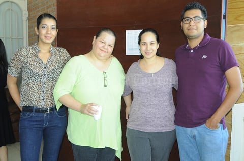 21092015 Layla Miranda, Liliana González Lobo, Karina Bello y Zeus Martel.