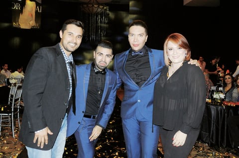 22092015 Jorge Moreno, Alan Da Silva, Luiz Guillén y Laura Grageda.