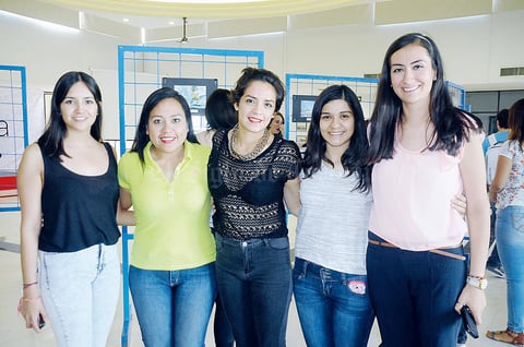 20092015 EVENTO CULTURAL.  María Eugenia Pizarro, Haydeé Flores, Tania Barrón, Berenice Flores e Isabel Carrillo.
