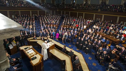 El Papa Francisco hizo historia al dirigirse al Congreso estadounidense en una sesión conjunta de ambas cámaras.