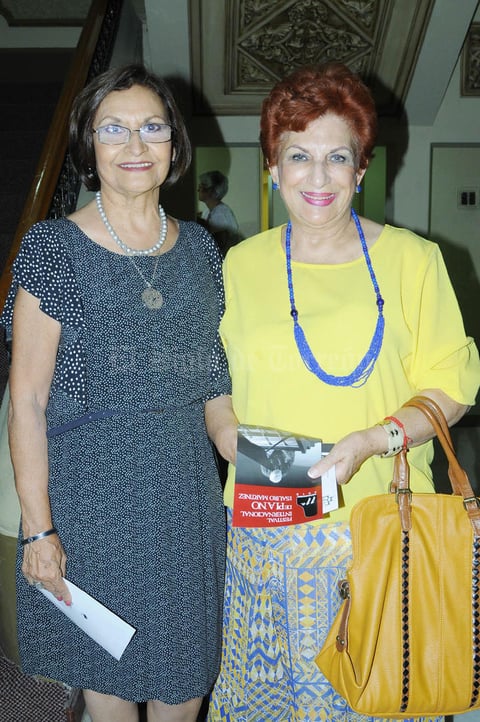 25092015 EN FESTIVAL DE PIANO.  Claudia y Mery.