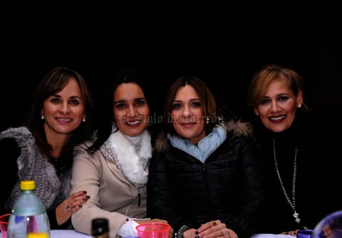 Pilar, Claudia, Fernanda y Rosario