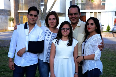 Jorge, Tina, Camila, Jorge y Daniela
