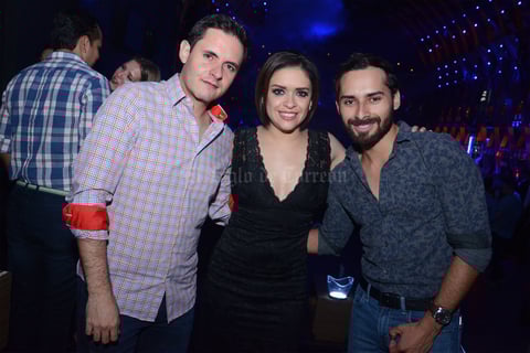 Felipe García, Anni Avilés y Alejandro Jerezano
