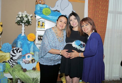La futura mamá está muy emocionada, al igual que sus familiares, por la llegada de Nicolás.