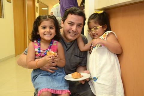 Mariana, Juan Carlos y Angélica.