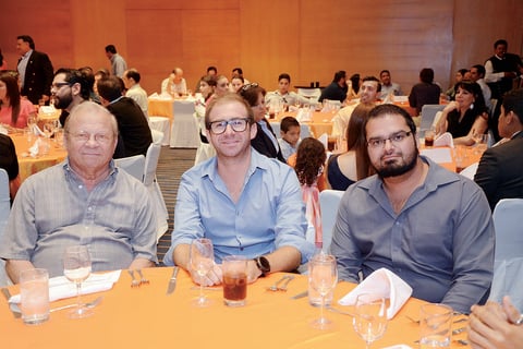 Óscar Artigas, Aldo Villarreal y Julio Campos.