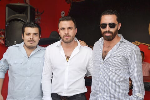 16102015 Mario Arratia, Daniel De Anda y Ricardo Orona.