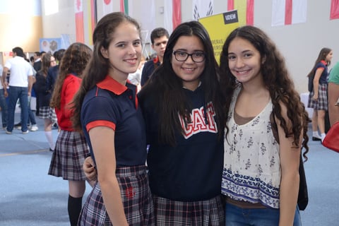 Natalia, Mariángela y Jessica