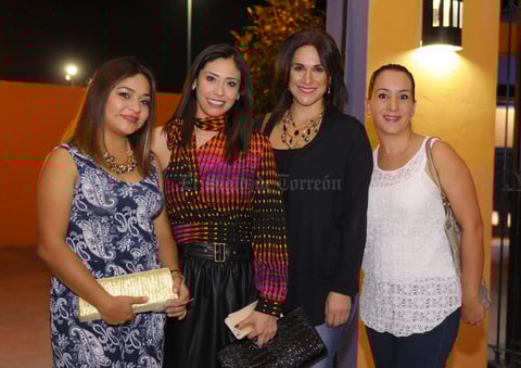 Yusi, Emilia, Fernanda y Claudia