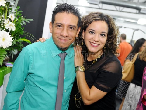 17102015 EN LA INAUGURACIóN DE UN GIMNASIO.  José Francisco y Adriana.