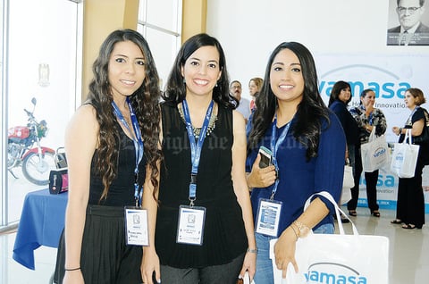 17102015 Alicia Torres, Mayela Nocker y Lupita Ortiz.