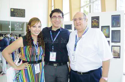 17102015 Celia Gandarilla, Raúl Elizondo y Rodolfo Parada.