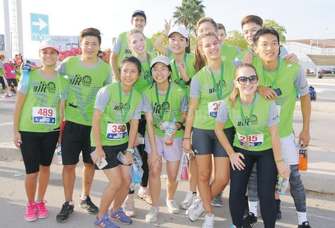 18102015 RUNNERS.  Programa Rotario de intercambio de jóvenes de Tailandia, Taiwán, Francia y Brasil en pasada carrera atlética.