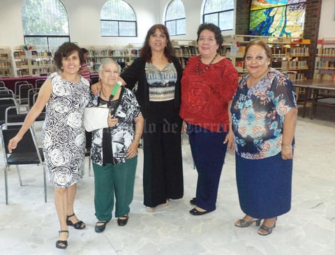 21102015 Esther Campero, Aurora del Valle, Raquel Castillo y Silvia Amador.