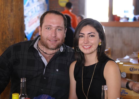 22102015 'Güero' Lizárraga y Cecilia Leyva.