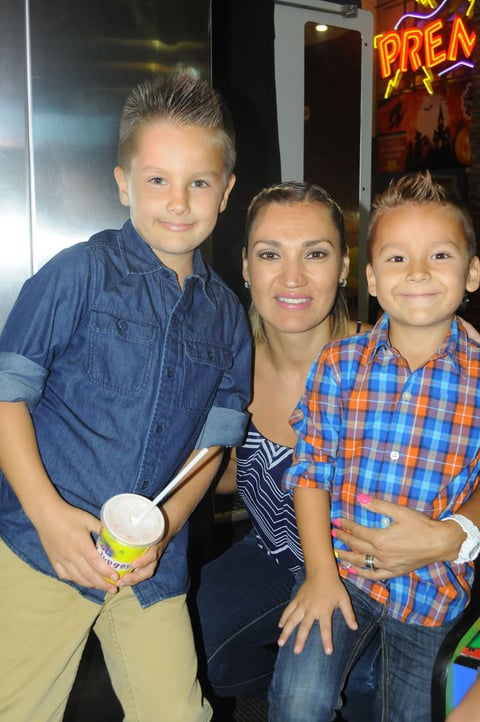 Carlos, Liliana y Santiago.