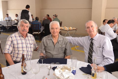 27102015 Miguel Carrizales, Humberto R. Banda y Ricardo Sarabia.