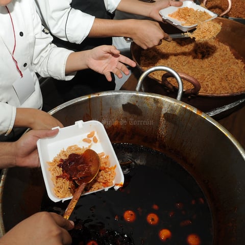 Los insumos fueron aportados por los restaurantes de la Canirac.