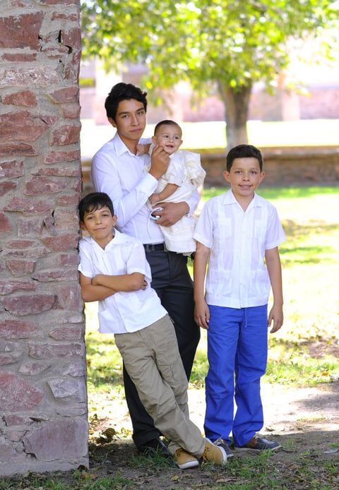 Bruno, Luis, Mateo y Santiago