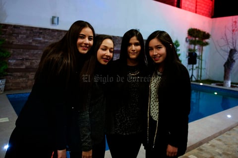 Paulina, Andrea, Cecilia y Andrea