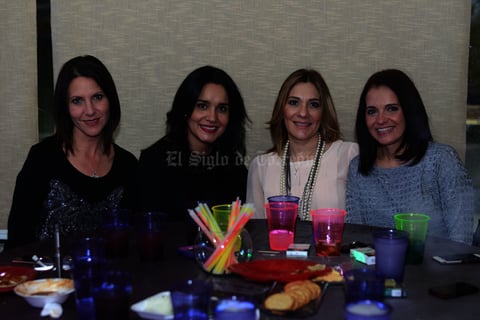Maribel, Claudia, Fernanda y Titis