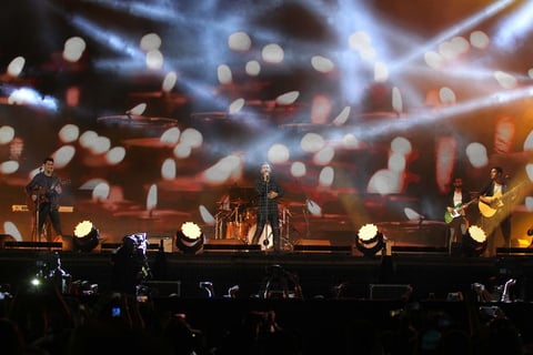 Los chicos de Reik también se presentaron en los Premios Telehit.