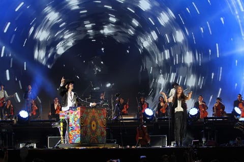 Los chicos de Jesse & Joy contagiaron con su muy singular estilo.