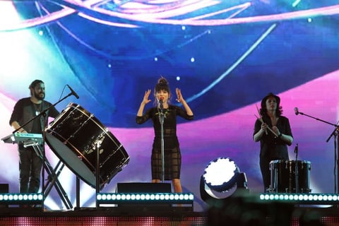 Paty Cantú compartió su música con el público.
