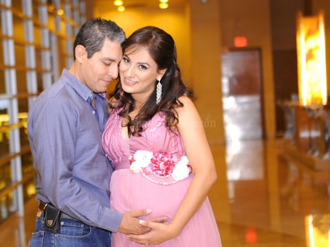 Laura L. Valdés de Barrios con su esposo, Sergio A. Barrios Dávila