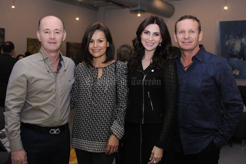 Bernardo, Pilar, Sonia y Alberto