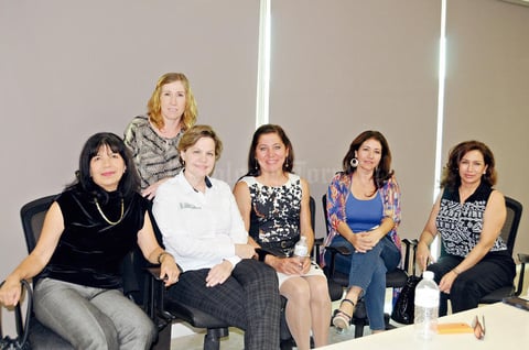 01122015 Chepis de Campos, Katia Argüelles, Susana Estens, Patricia, Susana y Yolanda.