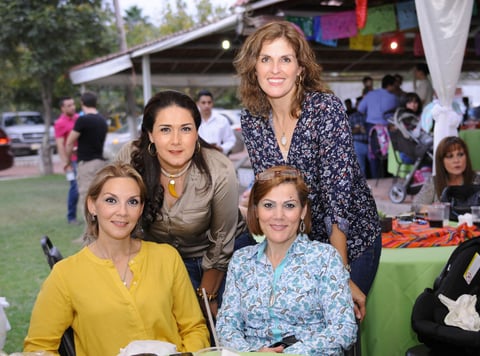 Ángeles, Elena, Tere y Ely