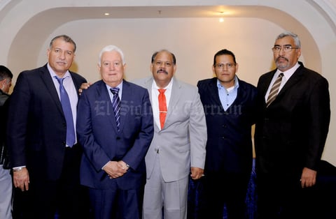13122015 Lic. Jesús Jasso Frayre, Dr. Jesús Gerardo Sotomayor Garza, Dr. Francisco López Gutiérrez, Lic. Jesús Francisco Estrada Picena y Dr. Juan Calvillo Hernández.