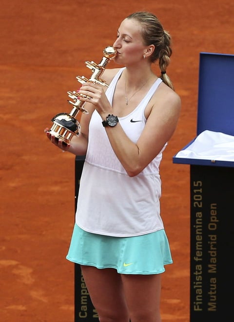 10 de mayo | Tenis. La tenista Petra Kvitova gana el Mutua Madrid Open.