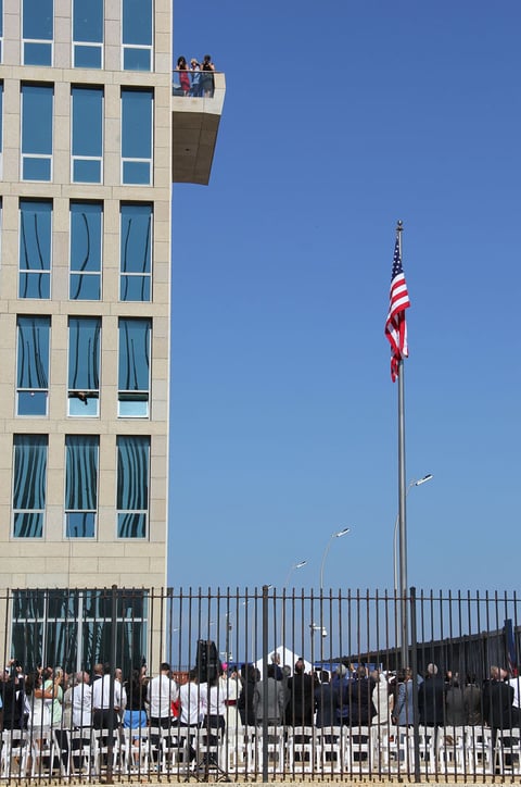 14 de agosto | Embajada. En La Habana (Cuba) se reinaugura la embajada de Estados Unidos.