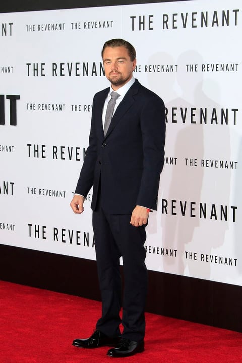 Leonardo DiCaprio fue el más esperado de la alfombra roja.
