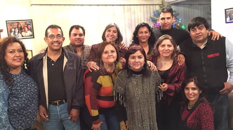 20122015 REUNIóN DE EXALUMNOS.  Excompañeros de la Secundaria Flores Magón generación 1982-1985. En la imagen, se encuentran: Ángeles, Miguel, Modesto, Norma, Paty, Rubén, Julio, Lety, Paty, Lupita y Lety.