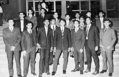 06122015 Decima generaciÃ³n E.T.I.T. A.C. TÃ©cnicos en Maquinas y Herramientas en 1971. Ellos son: Magallanes, R. Simental (f), A. Moreira RodrÃ­guez, "El Ganso", L. Enrique Ãvila, Sergio Alonso, Lozano, D. Valero, G. Morales, R. Huerta, L. Rivas, OlguÃ­n, G. DÃ¡vila, J. Favila, P. Romo, Lafuente y J. Salas (f).