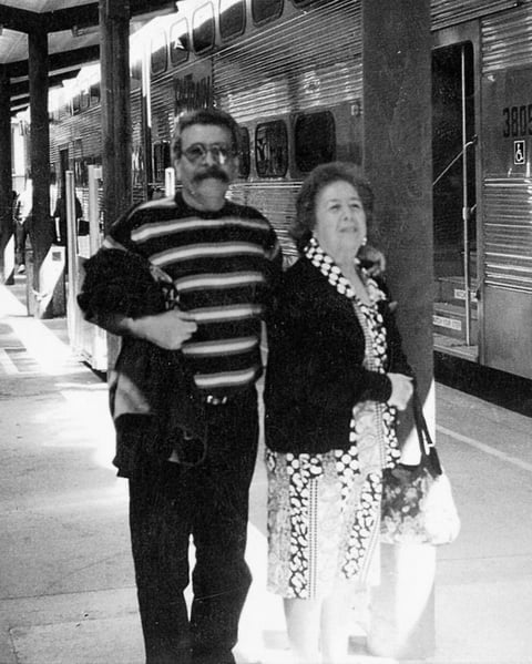 06122015 JosÃ© Ortiz RamÃ­rez y Ana Beatriz Rocha PÃ©rez en Durango, Dgo. en julio de 1979.