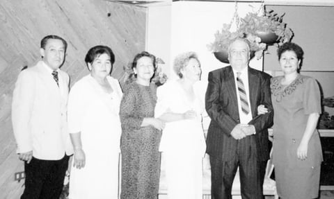 13122015 GraduaciÃ³n de la XII GeneraciÃ³n de Licenciados en SociologÃ­a de la Facultad de Ciencias PolÃ­ticas y Sociales de la UAdeC Unidad TorreÃ³n en diciembre de 1990. Ellos son: Lety, Blanca, NicolÃ¡s, el Senador CristÃ³bal Arias en representaciÃ³n del Ing. CuauhtÃ©moc CÃ¡rdenas como Padrino de GeneraciÃ³n, ToÃ±o, Elena, Cruz, Lucy, Imelda, Eduardo, JosÃ© Luis y Roberto.