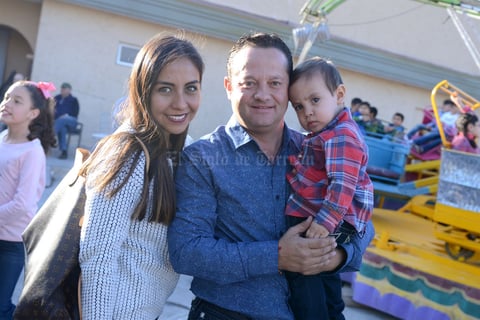 Nancy, Carlos y Carlos Luis