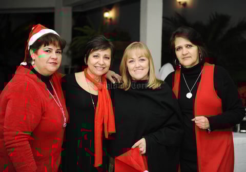 María Elena, Ángela, Paty y Emma