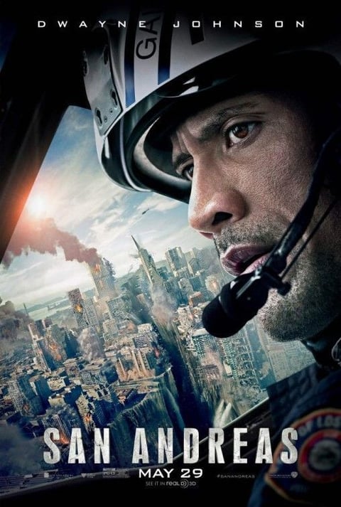 Terremoto: la falla de San Andrés, protagonizada por Dwayne Johnson, ocupó el sexto lugar del conteo con casi 465 millones de pesos recaudados.
